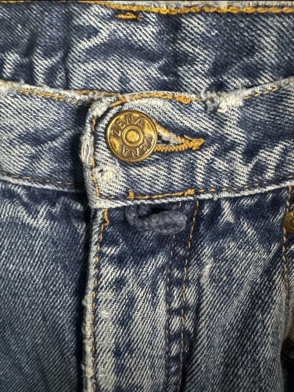 EUC VINTAGE ZENA JEANS Size 8 BLUE HIGH RISE TAPERED MOM PANTS 80-90s - Picture 8 of 9